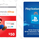$50 Nintendo eShop Gift Card | $44 | Swych App | Promo code iluvgames
$50 PlayStation Store Gift Card | $44 | Swych App | Promo code iluvgames